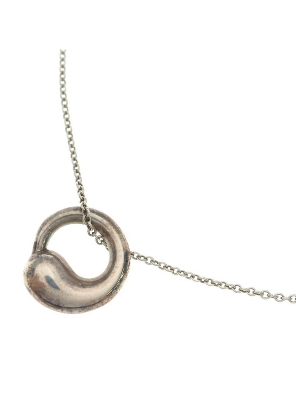 Tiffany & Co Elsa Peretti Eternal Circle Necklace Silver